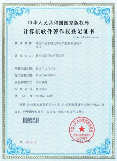 চীন Changsha Top-Auto Technology Co., Ltd সার্টিফিকেশন